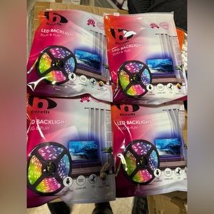 4 packs of 2 meter led light strips